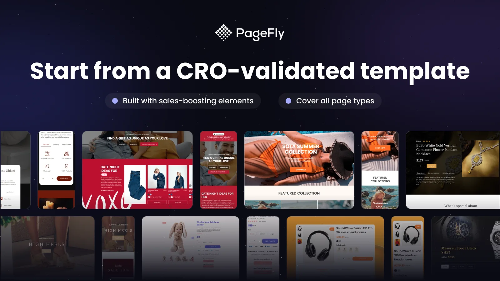 320+ CRO templates
