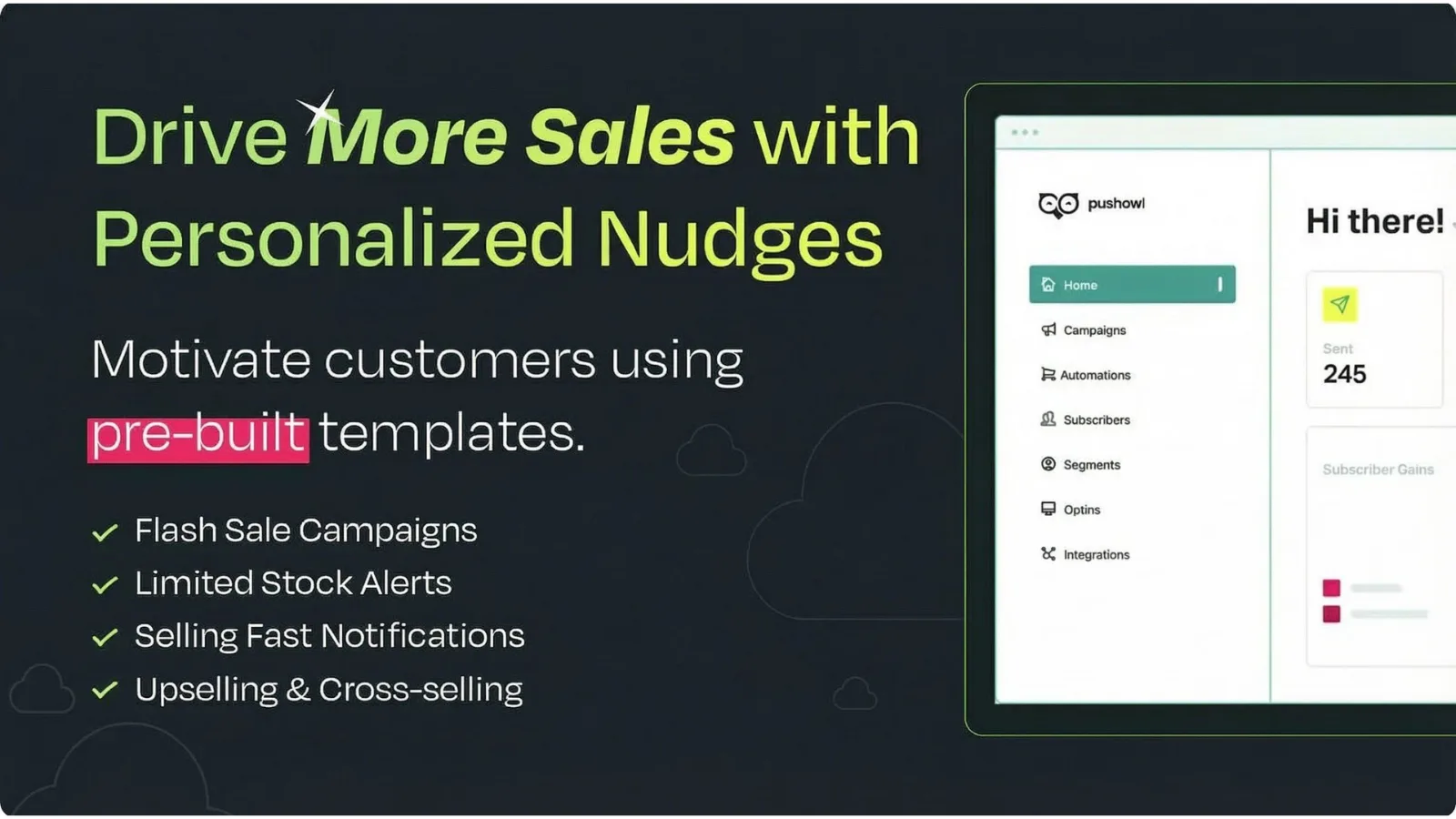 Grow users using email pop ups, newsletters, & email automation